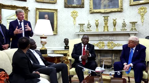 Trump confronts Ramaphosa with false genocide claims