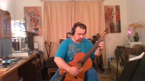Renaissance Classical Guitar Cover of "Saltarello" by Anonymous | David Michael Cray (Crayfish)