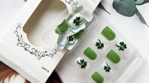 💅 Coffin Press-On Nails – Yellow Bee & Flower Design 🌼🐝