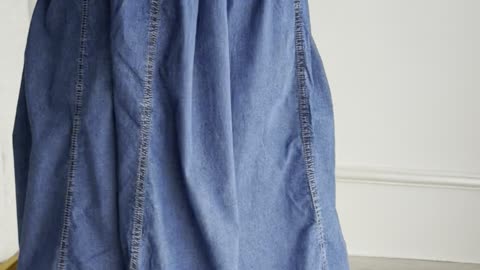 معرفی دامن بیرونی جین برای استایل روزمره در فروشگاه مظفری