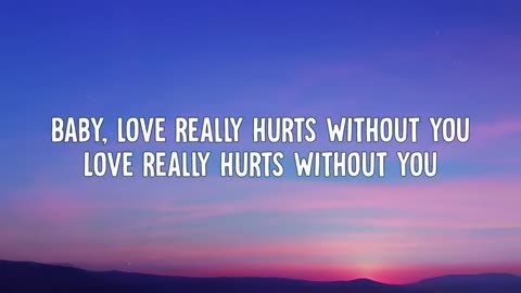 Billy Ocean - Love Really Hurts Without You (Lyrics Video)