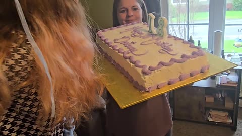 18th cake