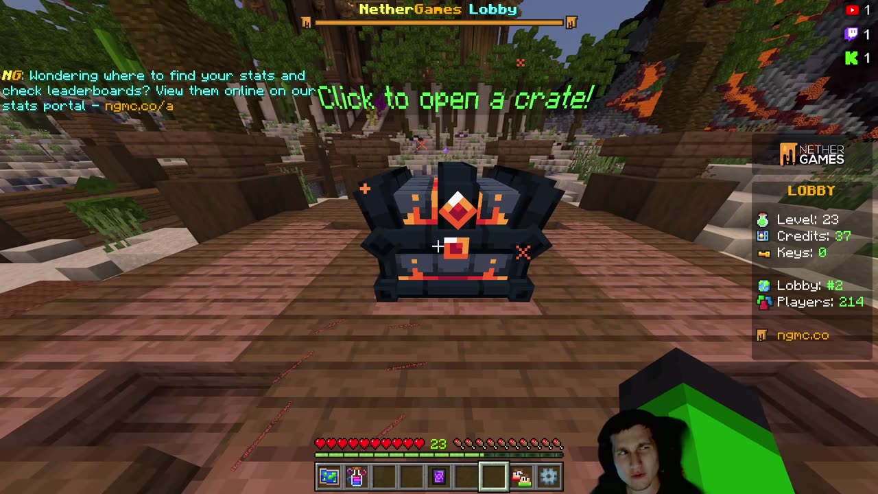 Playing yMinecraft -Anyone can join+Viewers can request games