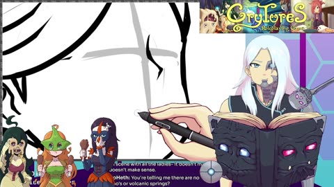 Vtuber Draws Fake Pokemon Then Gaming! | Crytures TTRPG