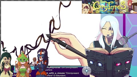 Vtuber Draws Fake Pokemon Then Gaming! | Crytures TTRPG