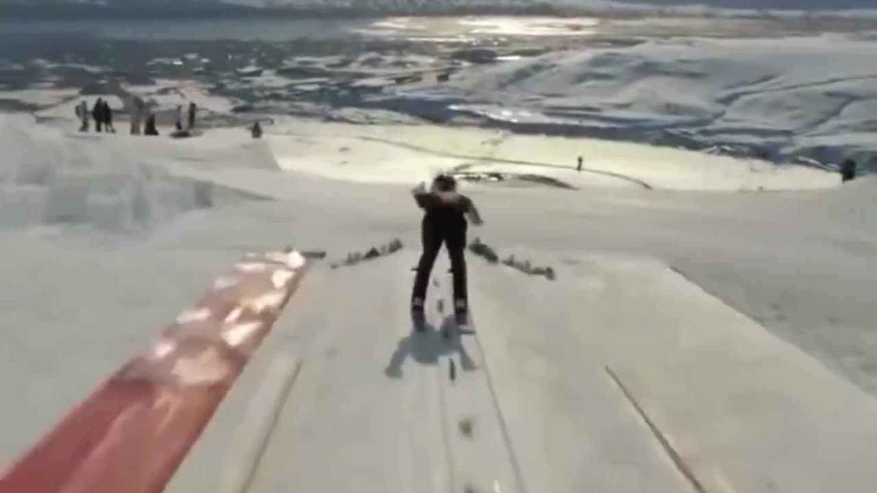 291m of Pure Adrenaline! ❄️🏂 | Epic Snow Ride from the Sky