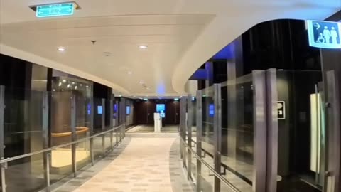 From Elevators to Restaurants | Back of Ovation of the Seas Deck 4