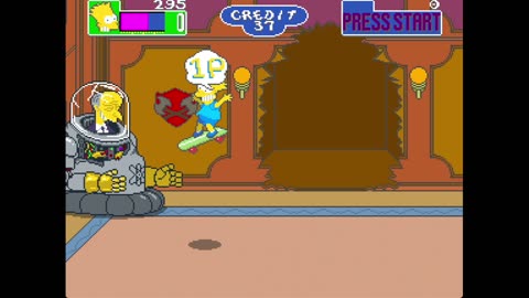 The Simpsons Arcade Game – Final Boss Fight 🤖 Mr. Burns Mech Battle (1991 Konami)