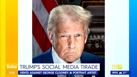 Donald Trump in new social media spray | 9 News Australia