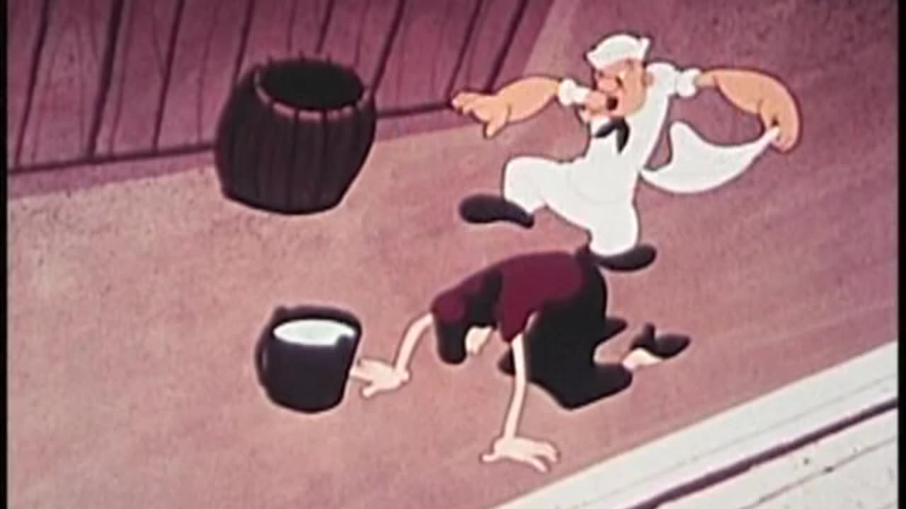 20.Spooky Swabs (1957)Popeye and Olive