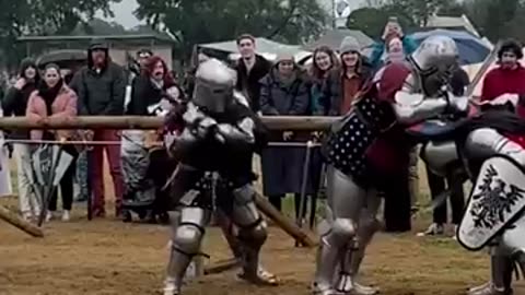 Shocking: I need a bigger axe! #buhurt #combat