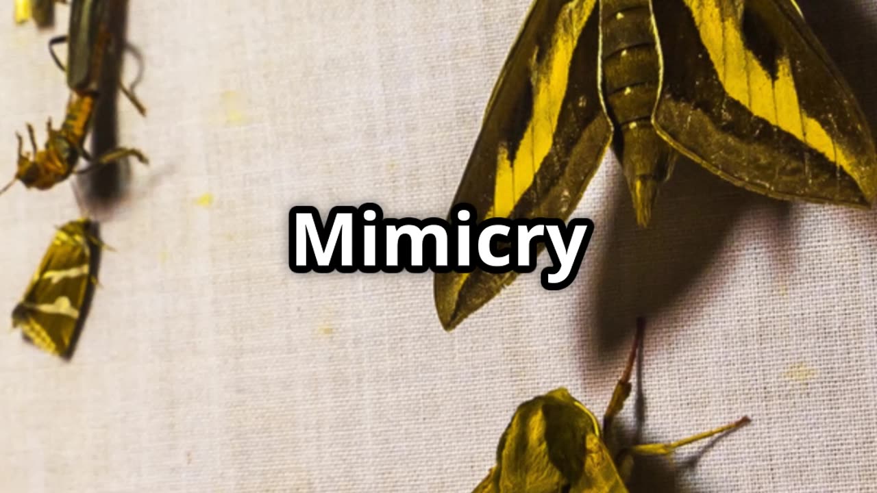 🦋🕷️ Mimicry Moths – Masters of Deception! 🪄🌿
