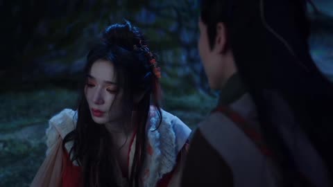 Fan Yue & Bai shuo moonlight mystique chang mei crying over the past episode 19
