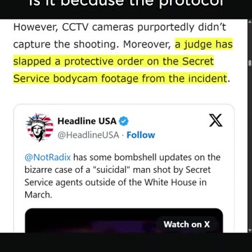 SCOOP: Secret Service Shot ‘Suicidal’ Man 18 Times Outside of the White House