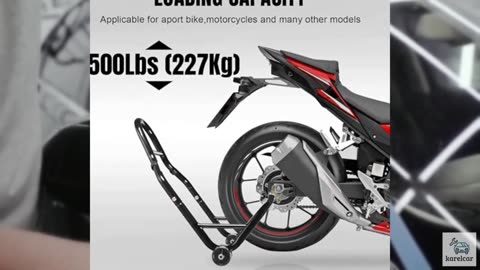 Jack Boss Motorcycle Stand Rear Combo Wheel Lift Stand, 500Lbs Capacity,Swingarm