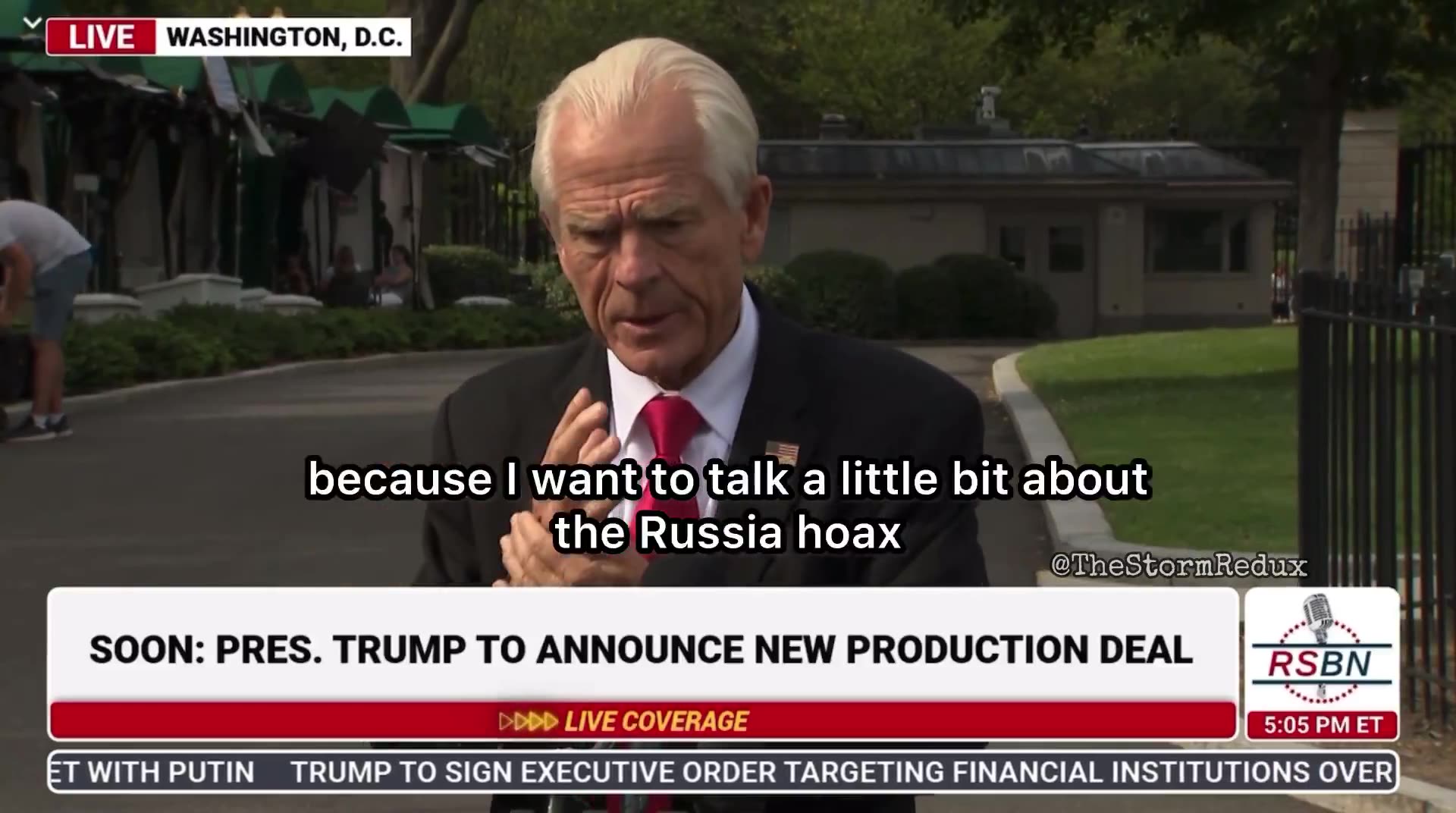 Peter Navarro just made it a point to call out George & Alex Soros