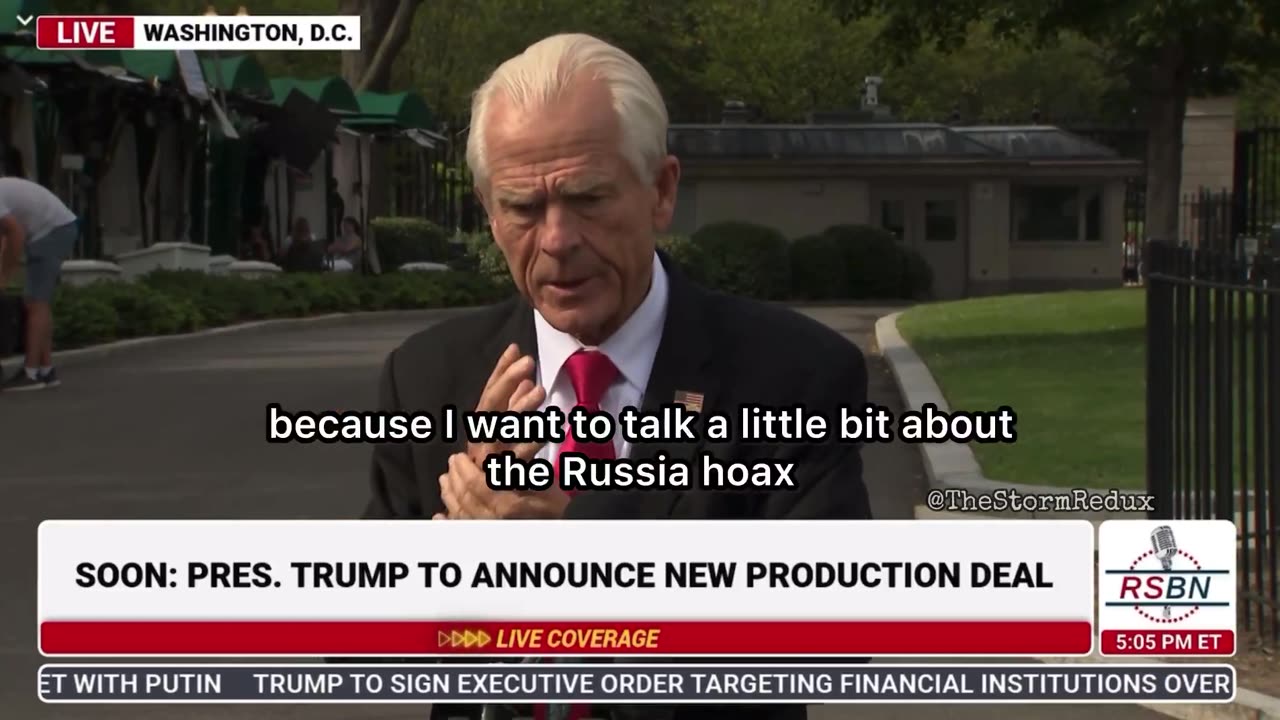 Peter Navarro just made it a point to call out George & Alex Soros