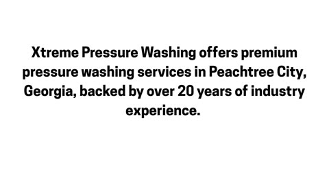 Pressure Washing Peachtree City Georgia
