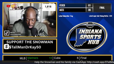 Fever vs Aces LIVE | Snowman’s Old‑School PBP! 🔥 #SubAThon