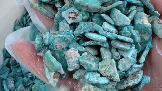 20250626-4 Natural Original Turquoise Rough: Uncracked Geological Code Ore