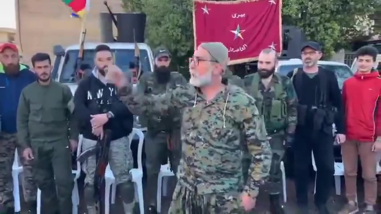 #Syria 🇸🇾: A new video posted by Armed Druze Factions in #Sweida (#Suwayda).