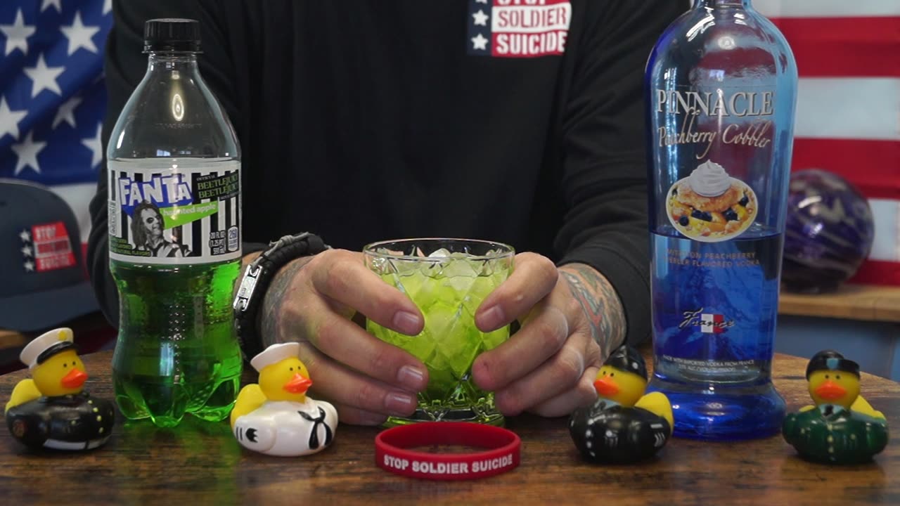 Earnest Hubbard - Pinnacle Peachberry Cobbler Vodka & Fanta Haunted Apple Spiced Soda