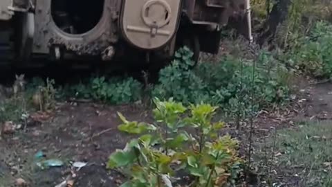 American-made M2A2 Bradley infantry fighting vehicle.