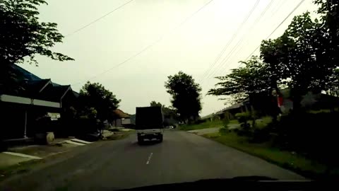 How smart driving on road narrowed