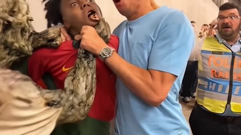Speed Meets Ronaldo… But a Zombie Attacks?! 🧟‍♂️⚽ AI Made This Crazy Scene