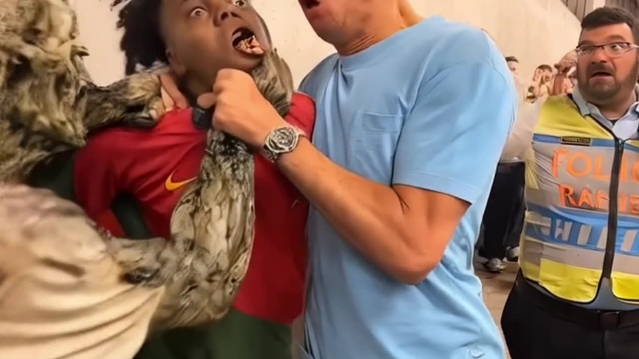 Speed Meets Ronaldo… But a Zombie Attacks?! 🧟‍♂️⚽ AI Made This Crazy Scene