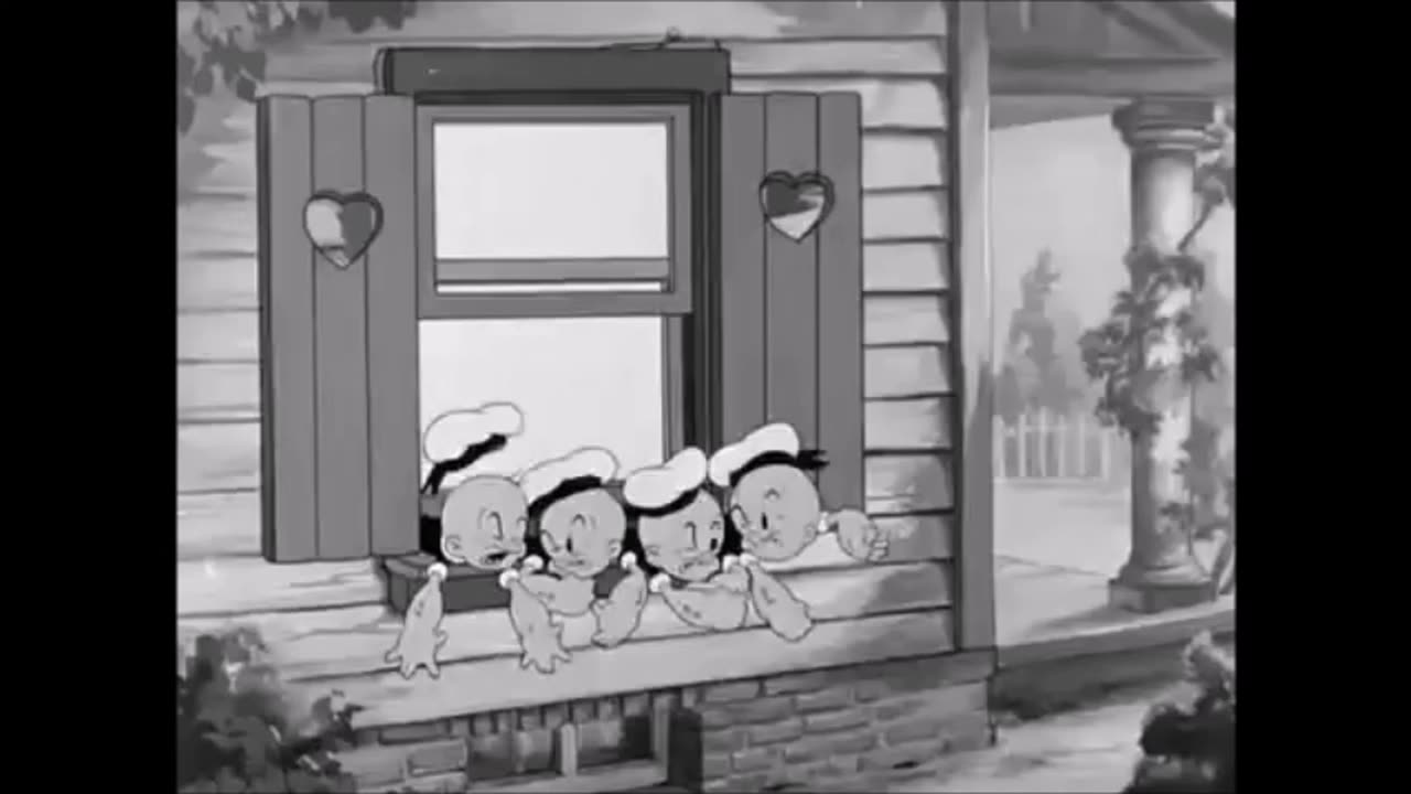 Popeye the Sailor: Wimmin Is A Myskery (1940) spanking