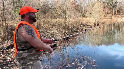 Fishing Between Hunts in the Deer Woods
