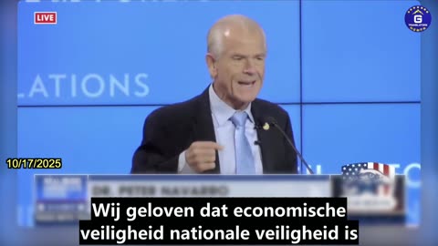 【NL】Peter Navarro: Macht kan niet worden geprojecteerd zonder productie