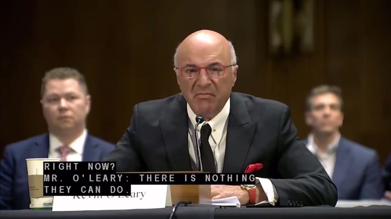 Kevin O'Leary ⚡I’m done watching American entrepreneurs get steamrolled.