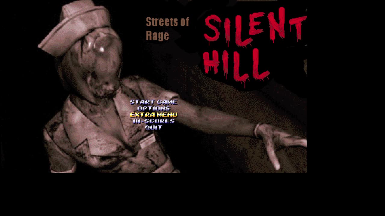 Streets of Rage: Silent Hill - Playthrough Walkthrough Longplay OpenBOR Horror Gore Beat em up 1cc