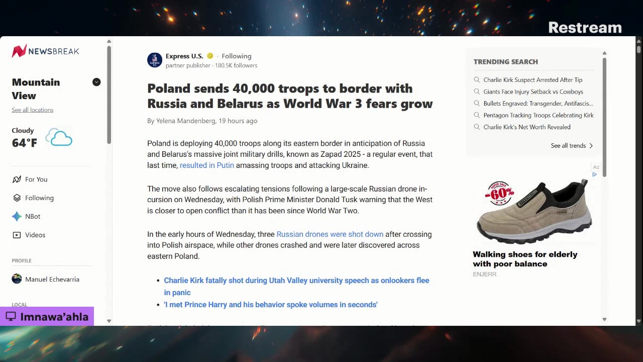 Prophecy Watch: W.W.3. Update Report, #ENDTIMESIGNS
