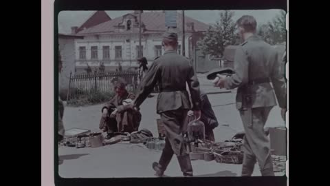 German Raw Color Footage from the Eastern Front in Ukraine Southern Russia- June to September 1942