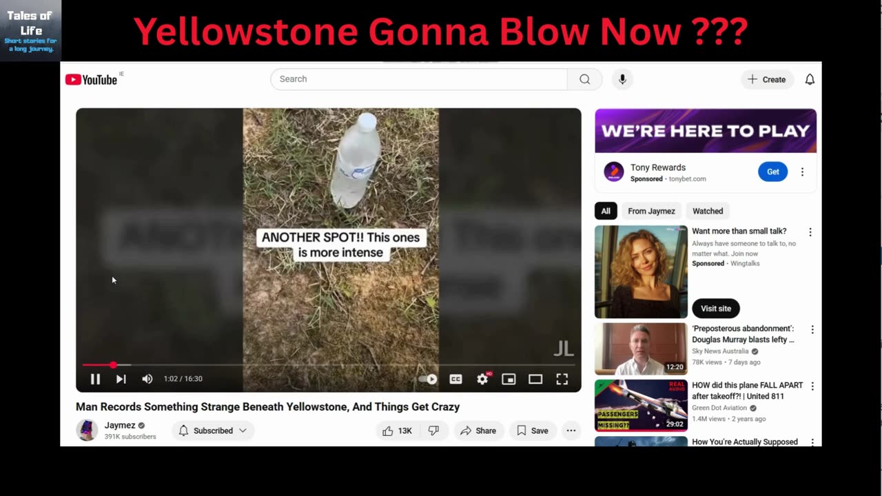 Yellowstone Gonna Blow Now ?