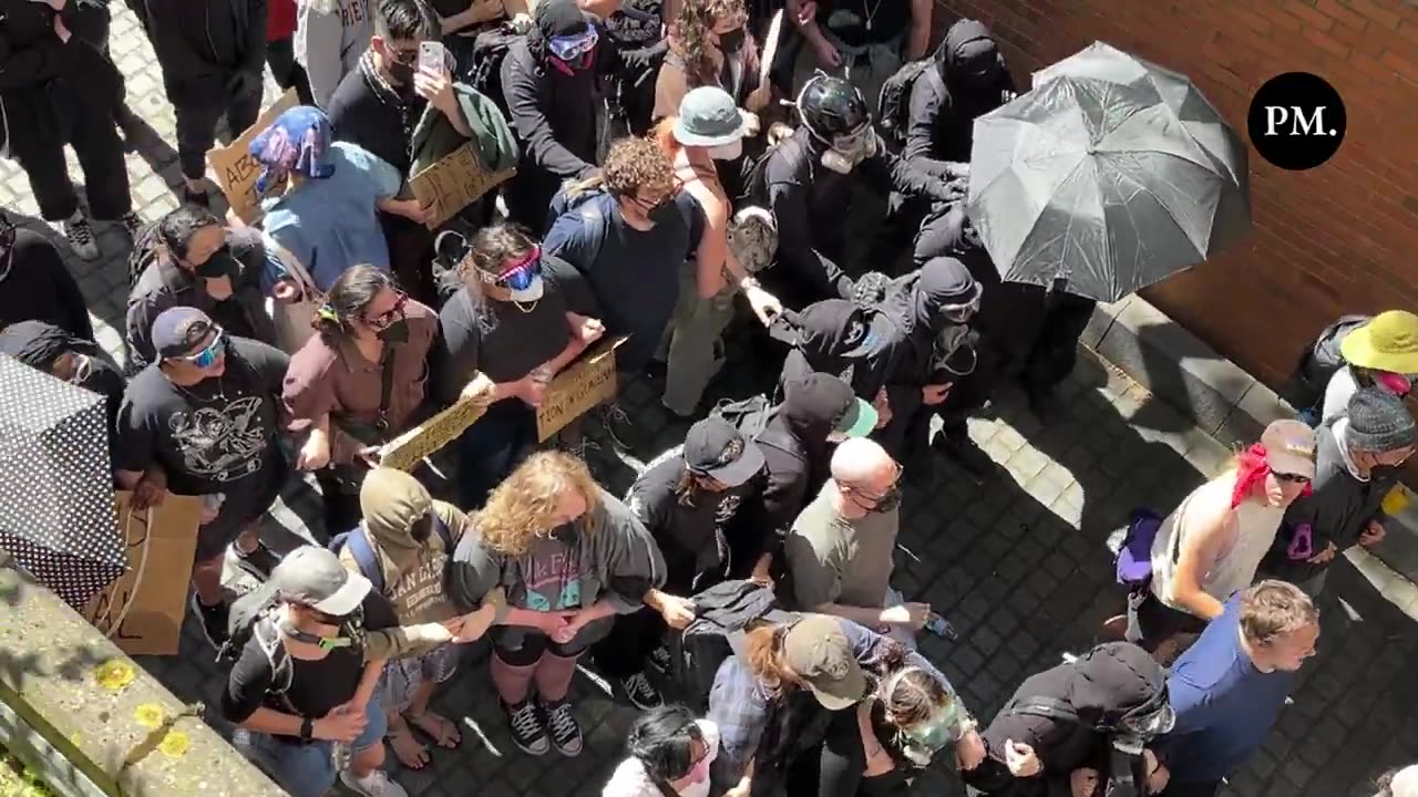 Anti-ICE Protest in Seattle, Washington