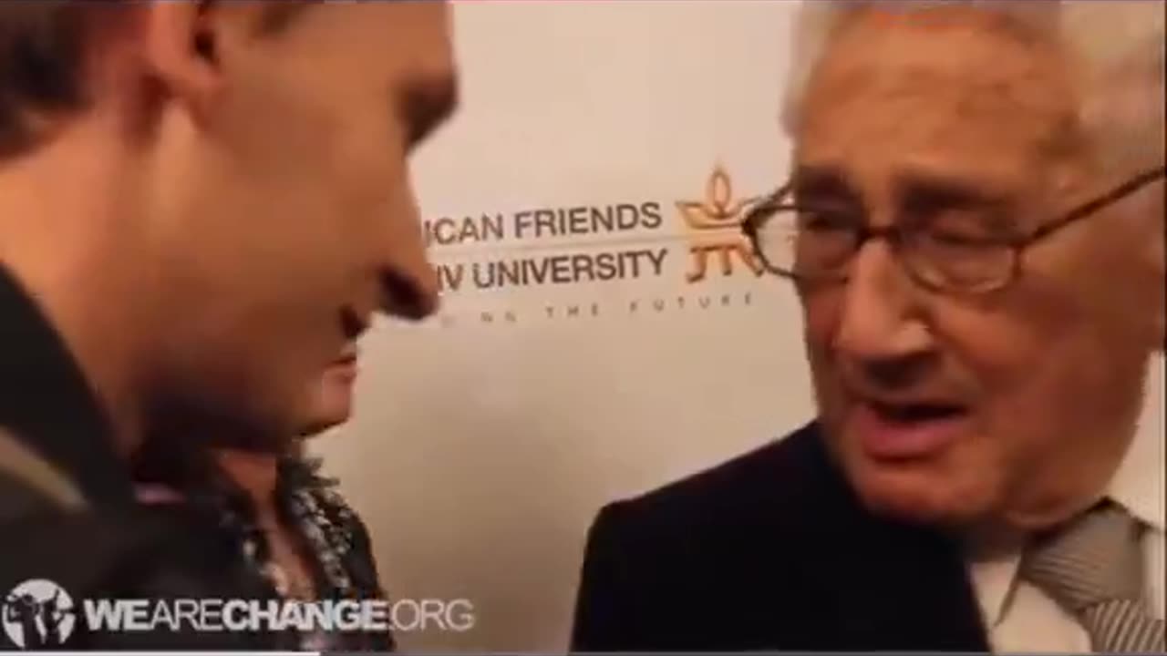 Henry Kissinger ran away after being confronted