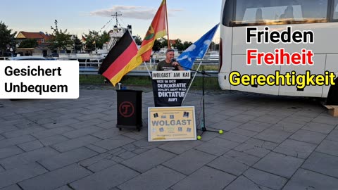 Wolgast - Falko Beendigung der Kundgebung 29-07-2025