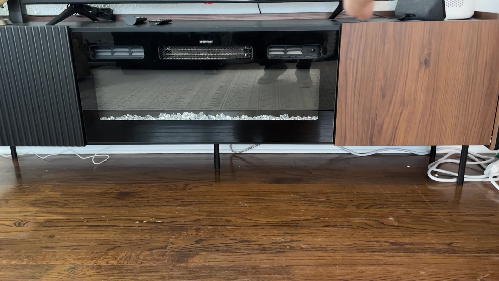 Review Meble Furniture Fireplace TV Stand