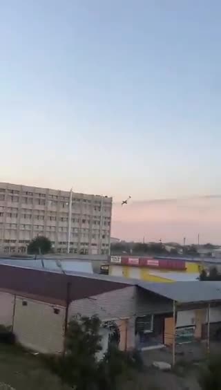 Ukrainian Long-Range Attack Drone Slamming into Staropolsky Microelectronics Plant