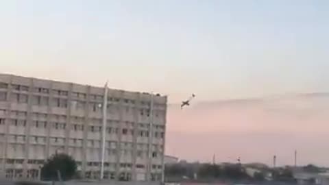 Ukrainian Long-Range Attack Drone Slamming into Staropolsky Microelectronics Plant