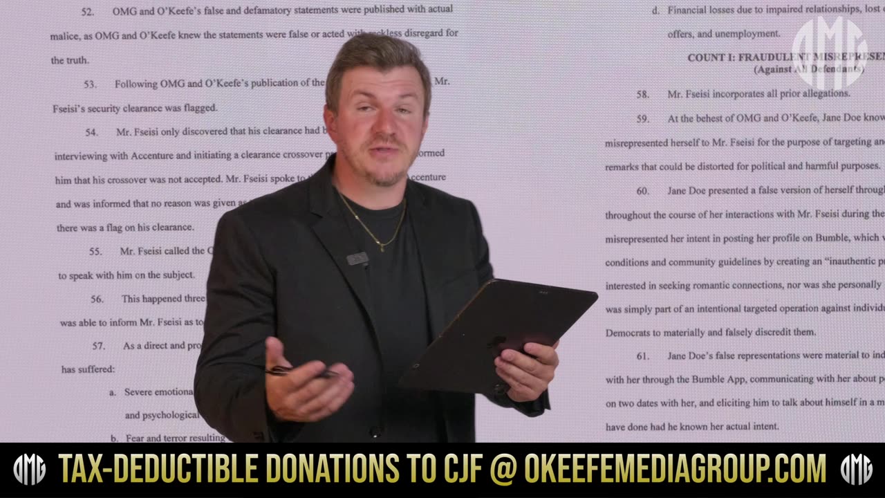 BREAKING: CIA official SUING James O’Keefe!