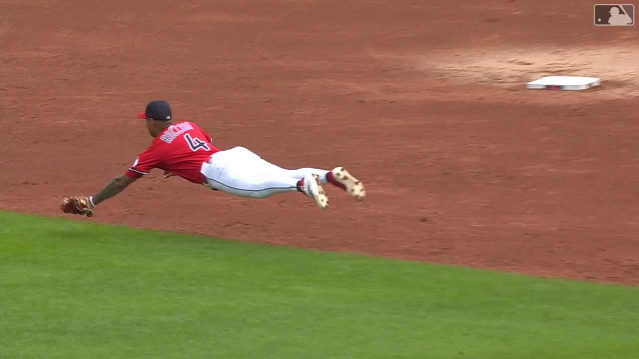 Brayan Rocchio voló en el campocorto