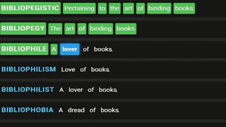 Biblio biblio (Reading Entire Dictionary LIVE)
