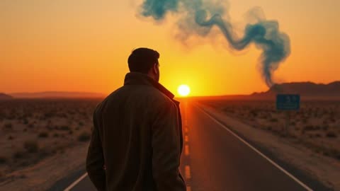 Blue Smoke Horizon – Elvis Style Ballad | Ambient Verse
