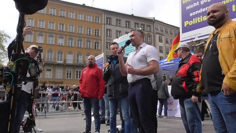 #BPEinMünchen 26.04.2025 StefanUllrich Rede#1 (DeusVult.info) die #1.IrfanPeci-Demo