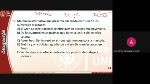 CEPRE UNI 2022 - 1 | Semana 08 | Lenguaje